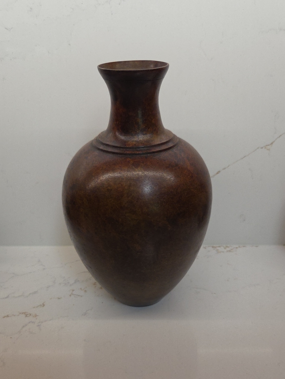 Handcrafted Brown Decorative Vase - Rustic Home Accent